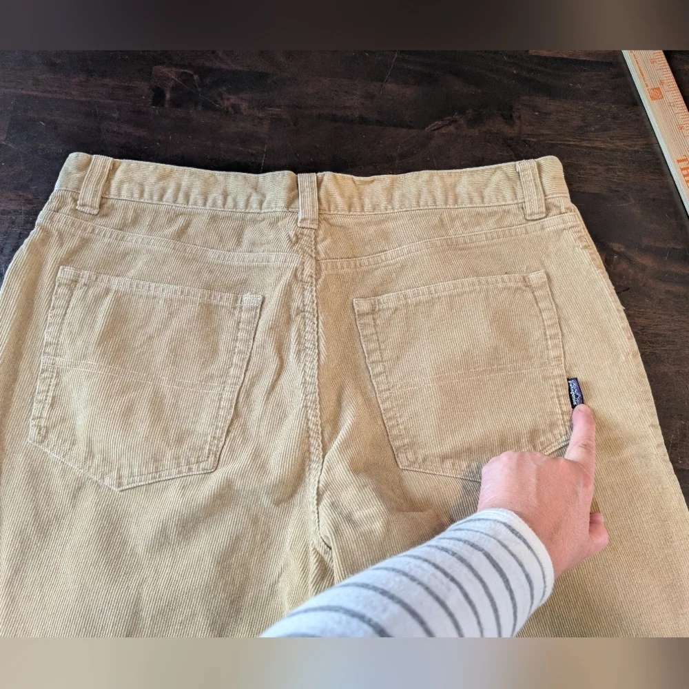 Patagonia Men's Tan Corduroy Jeans, Size 36x31